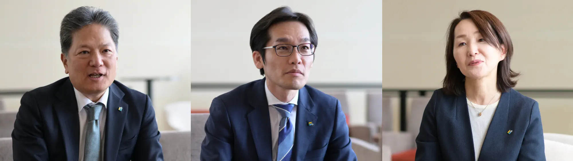 企業の成長を牽引する役員3名
