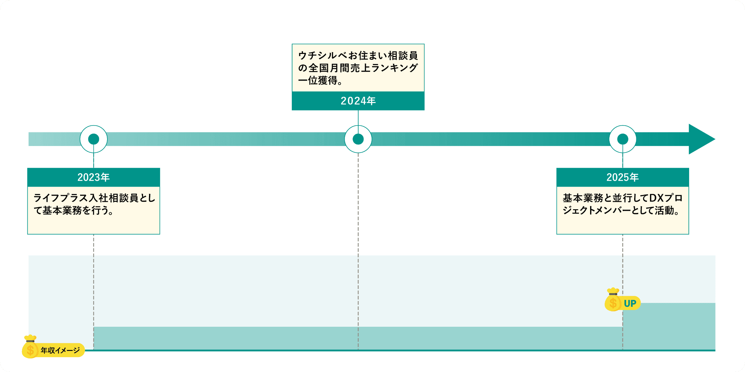 土居 幹子のキャリアステップ
